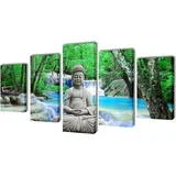 Zidne Slike na Platnu s Printom Buddha 200 x 100 cm