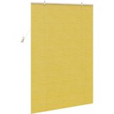 vidaXL Zavese in rolete z zavesami Rumena 120 x 160 cm Bambus | Shoptok.si
