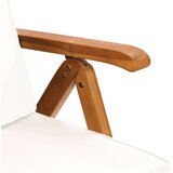 vidaXL 7-dijelni vrtni blagovaonski set s jastucima masivna tikovina | shoptok.hr