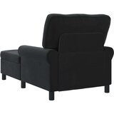  Ležaljka s jastukom Crna 91 x 157 x 91 cm Baršun | shoptok.hr