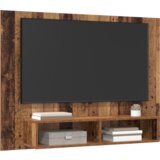 vidaXL Stenski TV kabinet Staro les 120 x 23.5 x 90 cm Konstruiran les | Shoptok.si