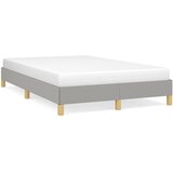 Okvir kreveta bez madraca svjetlosivi 120 x 200 cm od tkanine | shoptok.hr