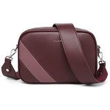 Vuch Crossbody torba Massimo Striped Dark Wine, 16 x 23 cm | shoptok.hr