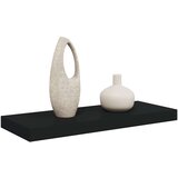  Plutajuća zidna polica crna 60 x 23,5 x 3,8 cm MDF | shoptok.hr