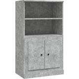 vidaXL Visoka omara betonsko siva 60x35,5x103,5 cm inženirski les, (20653294) Cene