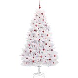 Umjetno božićno drvce s nogom Bijelo 240 cm PVC i čelik | Eponuda.com