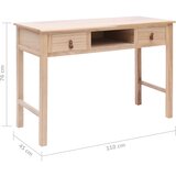  Pisaći stol prirodna boja 110 x 45 x 76 cm drveni | shoptok.hr