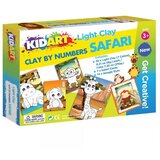 KidArt oblikuj po številkah! set plastelina - safari | Shoptok.si