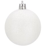  Set Božićnih Kuglica Bijele Boje - 30 Komada (4 / 5 / 6 cm) | shoptok.hr