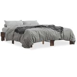  Okvir za krevet smeđi hrast 150x200cm konstruirano drvo i metal | shoptok.hr