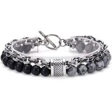 IZMAEL Narukvica MA-34431 - Crna / Siva | shoptok.hr