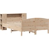 Krevet s regalom za knjige bez madraca 135x190 cm od borovine | shoptok.hr