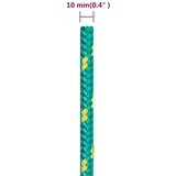vidaXL Brodski konop zeleni 10 mm 100 m od polipropilena | shoptok.hr