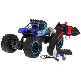 Buggy na daljinsko upravljanje REAL ROCK sa dimnim efektima - plavi | Shoptok.si