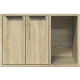  Kutija z mačji pijesak boja hrasta 60x40x40cm konstruirano drvo | Eponuda.com