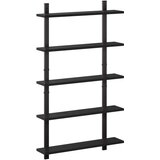  Polica na zidu Crni hrast 60.5 x 13.5 x 102.5 cm | shoptok.hr
