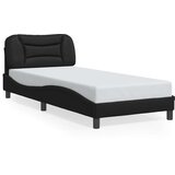  Okvir kreveta s LED-om bez madraca Hvar crni 80 x 200 cm | shoptok.hr