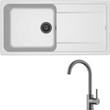 ELLECI Set Life 480 + slavina Vida Grafit/Bianco | shoptok.hr