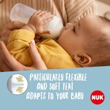 Nuk Perfect Match Glass Bottle staklena bočica za bebe s kontrolom temperature 3m+ 230 ml | shoptok.hr