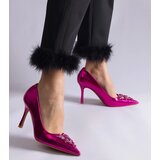  Pink patent stilettos adorned with rhinestones Almana | Shoptok.si