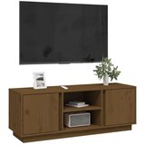 TV omarica medeno rjava 110x35x40,5 cm trdna borovina, (20732382) | Shoptok.si