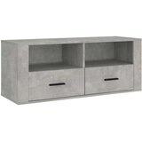TV ormarić boja betona 100 x 35 x 40 cm od konstruiranog drva | Eponuda.com