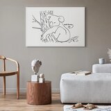  Slika - Quiet Charm of Nature (1-part) - Sleeping Koala in Black and White 30x20 Standard | shoptok.hr