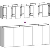 vidaXL Sadilica 200x40x80 cm od pocinčanog čelika | shoptok.hr