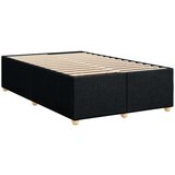vidaXL Krevet box spring s madracem crni 120 x 190 cm od tkanine | shoptok.hr