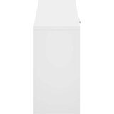  Klupa za cipele visoki sjaj bijela 80x24x45 cm inženjerski drvo | shoptok.hr