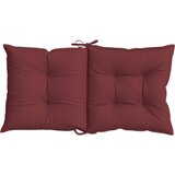  Jastuci za stolice 4 kom prošarano boja vina 100x50x7cm tkanina | shoptok.hr