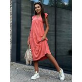 Mayflies Dress-TW-SK-2206.04P-Coral | Shoptok.si
