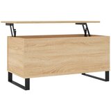  The Living Store Klubska mizica sonoma hrast 90x44,5x45 cm inženirski les - Klubska Mizica, (21444204) | Shoptok.si