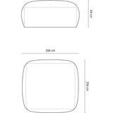 Micadoni Tamno plavi modularni tabure Martina – Home | shoptok.hr