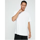 Koton Basic Sports T-Shirt Hooded Short Sleeve Breathable Fabric Cene