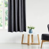  Curtain MILANA color graphite style classic silver silver metal eyelets chenille 220x300 HOMEDE | shoptok.hr