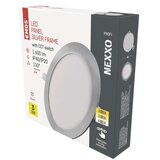  LED vgradno svetilo NEXXO, okroglo, srebrno, 18W, nastavljiva CCT Cene