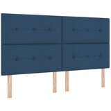 Podesivi krevet s madracem s uzglavljem 2 kom. Plava Tkanina - Plava 180 x 200 cm Prošiveno gumbima | shoptok.hr