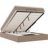  Otomanski krevet s madracem cappuccina 140x190cm umjetna koža | shoptok.hr
