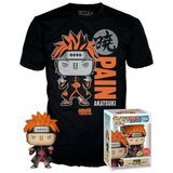 Funko set bobble figure anime - naruto shippuden pop! & tee - pain - glows in the dark Cene