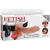 Pipedream Fetiš Strap-on 7 - vibrator sa straponom (prirodni) | shoptok.hr