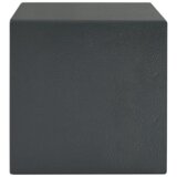 vidaXL kutija za sef s ključem tamnosiva 17x23x17 cm čelik | shoptok.hr