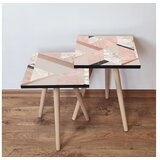 Hanah home sklapajući Stočić 2 Komada 2SHP453 - Pink