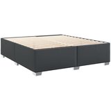  s oprugama i madracem crni 200x200 cm od umjetne kože | shoptok.hr
