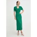 Miss Sixty Obleka RJ5120 KNIT DRESS zelena barva, 6L1RJ5120000