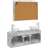  Set namještaja za kupaonicu 4 pcs Betonska siva | shoptok.hr