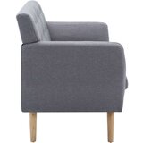  Trosjed presvučen tkaninom 172 x 70 x 82 cm svjetlosivi | shoptok.hr