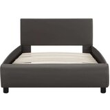  Za krevet od umjetne kože s LED svjetlom sivi 90 x 200 cm | shoptok.hr