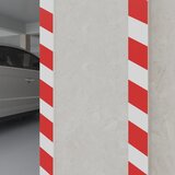 vidaXL Zidne zaštite 6 kom crveno-bijele 50 x 20 x 2 cm od pjene EVA cijene