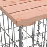  Vrtni stol, gabionski dizajn, 100x70x72 cm, masivno drvo, douglas | shoptok.hr